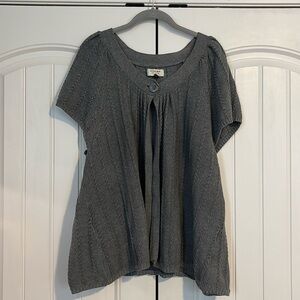 Gray open cardigan by Sonoma in size 3X